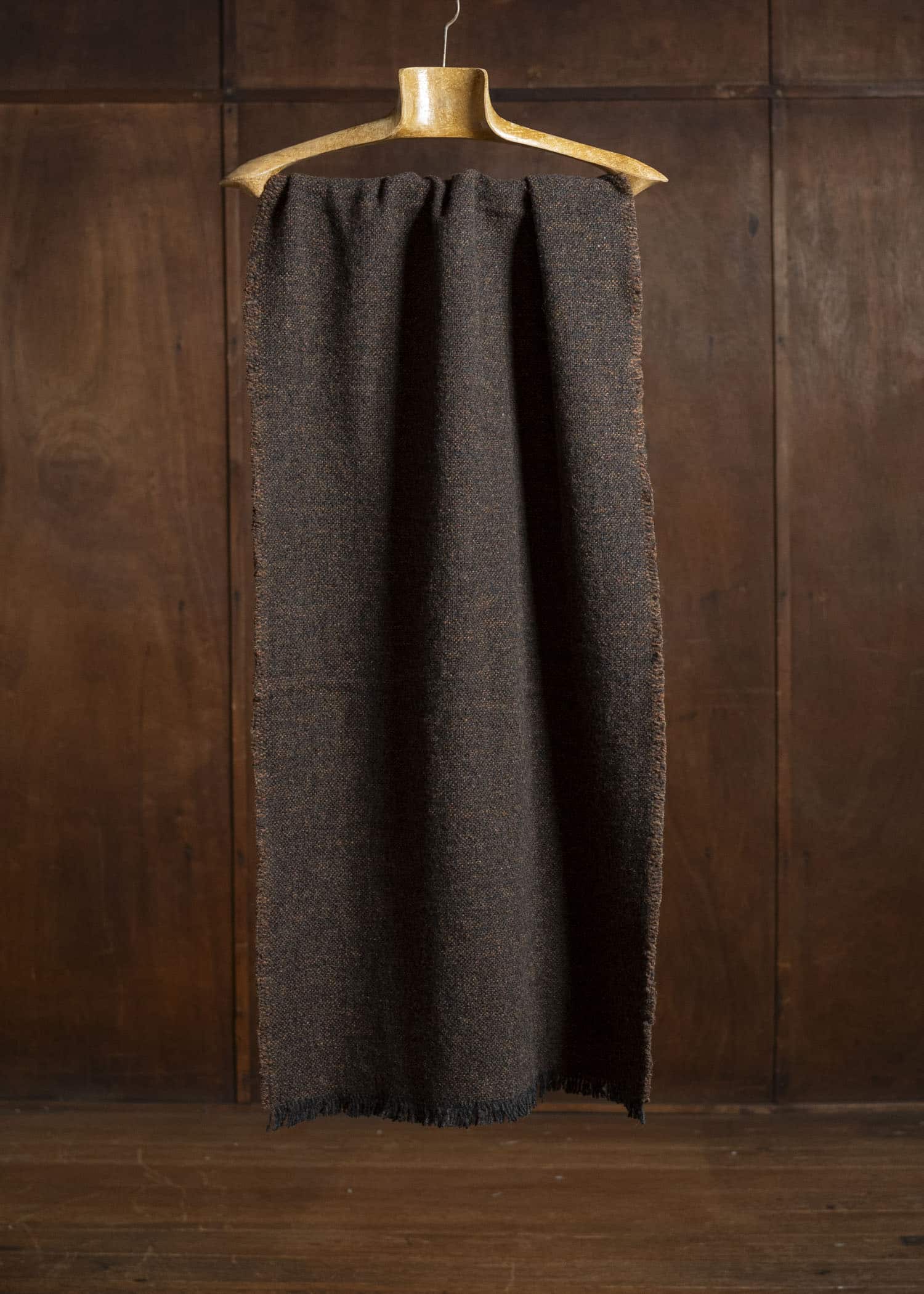 YOKO SAKAMOTO Wool Long Scarf YS-SCARF-LONG-WO BROWN