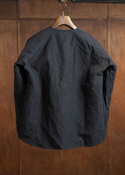 unkruid Writers Shirt black french suiting cloth