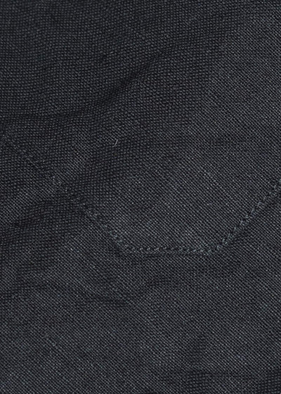 unkruid Writers Shirt black french suiting cloth