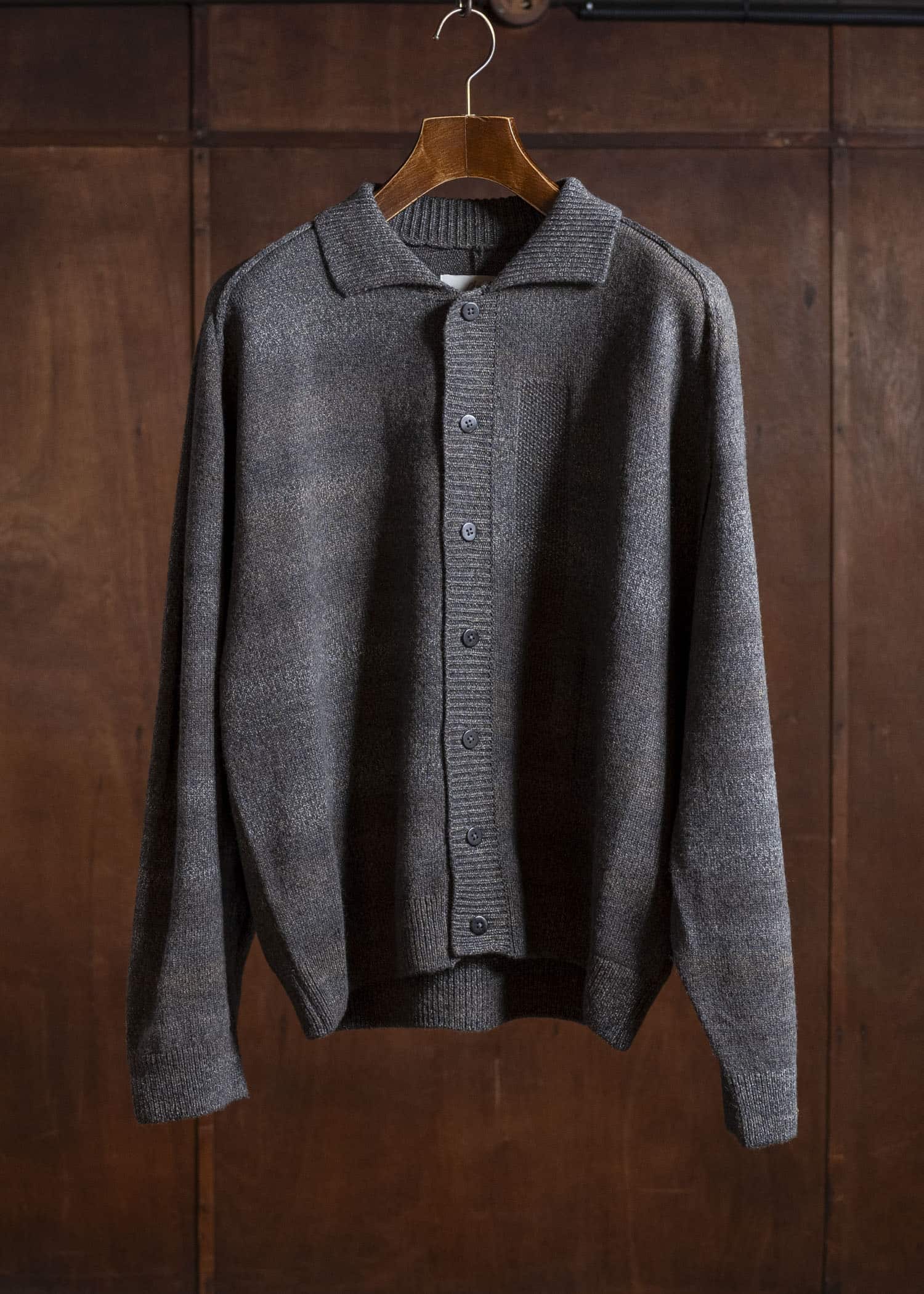 amachi. Gradation TOR Cardigan AY17K-4081 Gray Beige