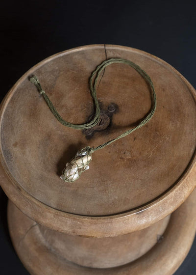 Peng Tai Net Necklace Moss P25F08-3