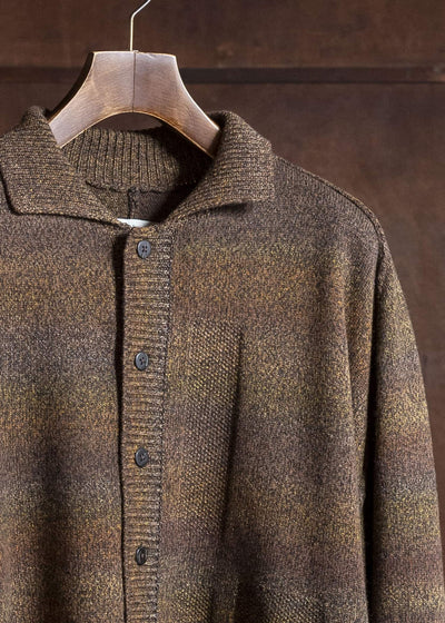 amachi. Gradation TOR Cardigan AY17K-4081 Red Brown