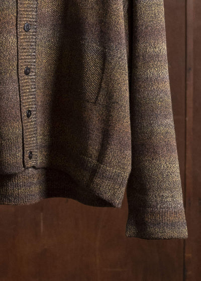 amachi. Gradation TOR Cardigan AY17K-4081 Red Brown