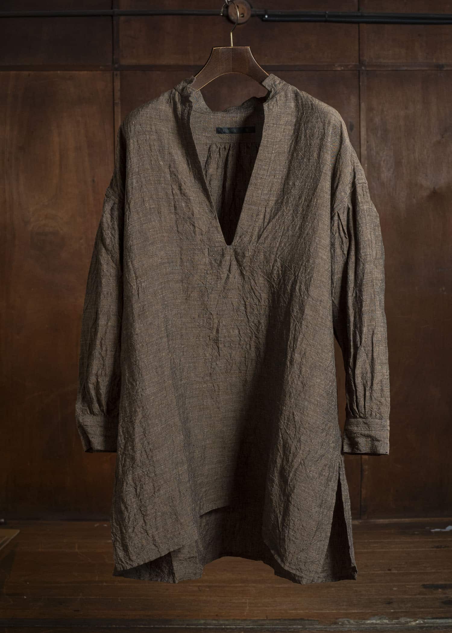 KLASICA SH-045 NEO STAND COLLAR PULL OVER SAFRON