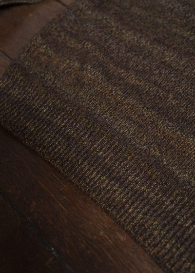 amachi. Gradation High Neck Knit AY17K-4077 Red Brown