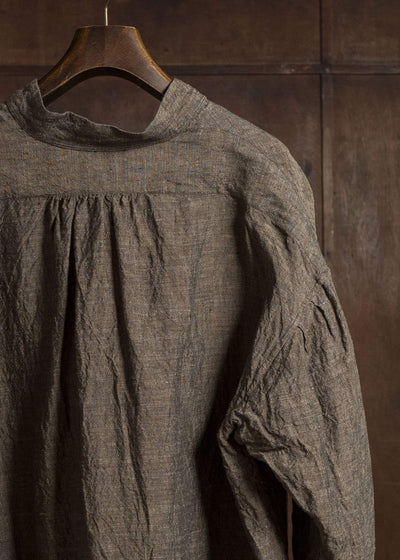 KLASICA SH-045 NEO STAND COLLAR PULL OVER SAFRON