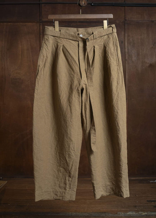 KLASICA FIFTY-TWO WIDE&TAPERED MIL PANTS DUNE