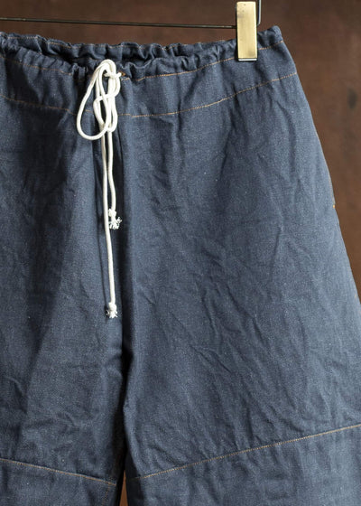 unkruid Gardening Trousers steel blue recycled organic selvedge denim