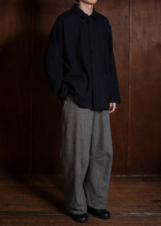 YOKO SAKAMOTO YS-26AW-60-BLACK Work Shirt BLACK