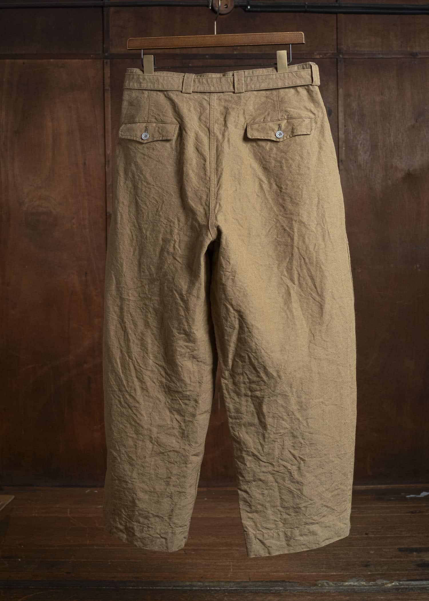 KLASICA FIFTY-TWO WIDE&TAPERED MIL PANTS DUNE