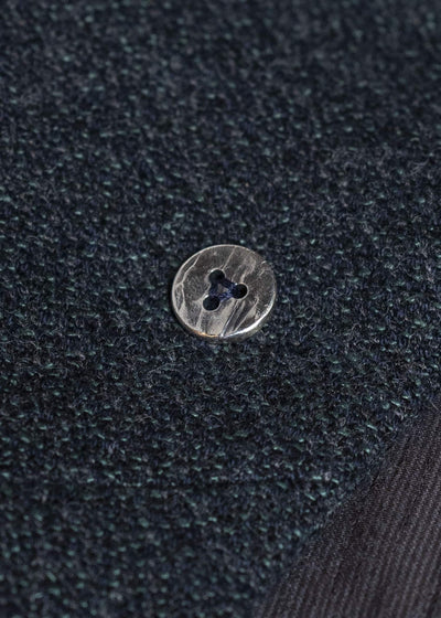 amachi. Elavation Jacket - AD[ Silver button ] AY17J-2095-AD Dark Blue Green