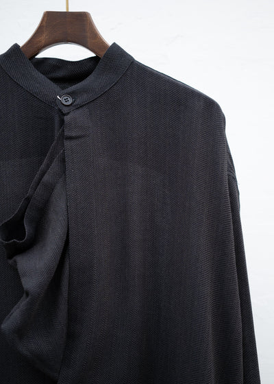 HED MAYNER Band Collar Shirt