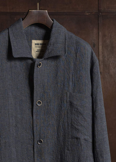 UMA WANG S6/M/UM8501 CASPAR COAT uw890 - dark grey