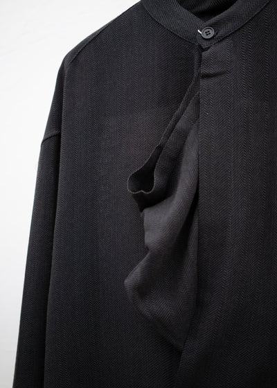 HED MAYNER Band Collar Shirt