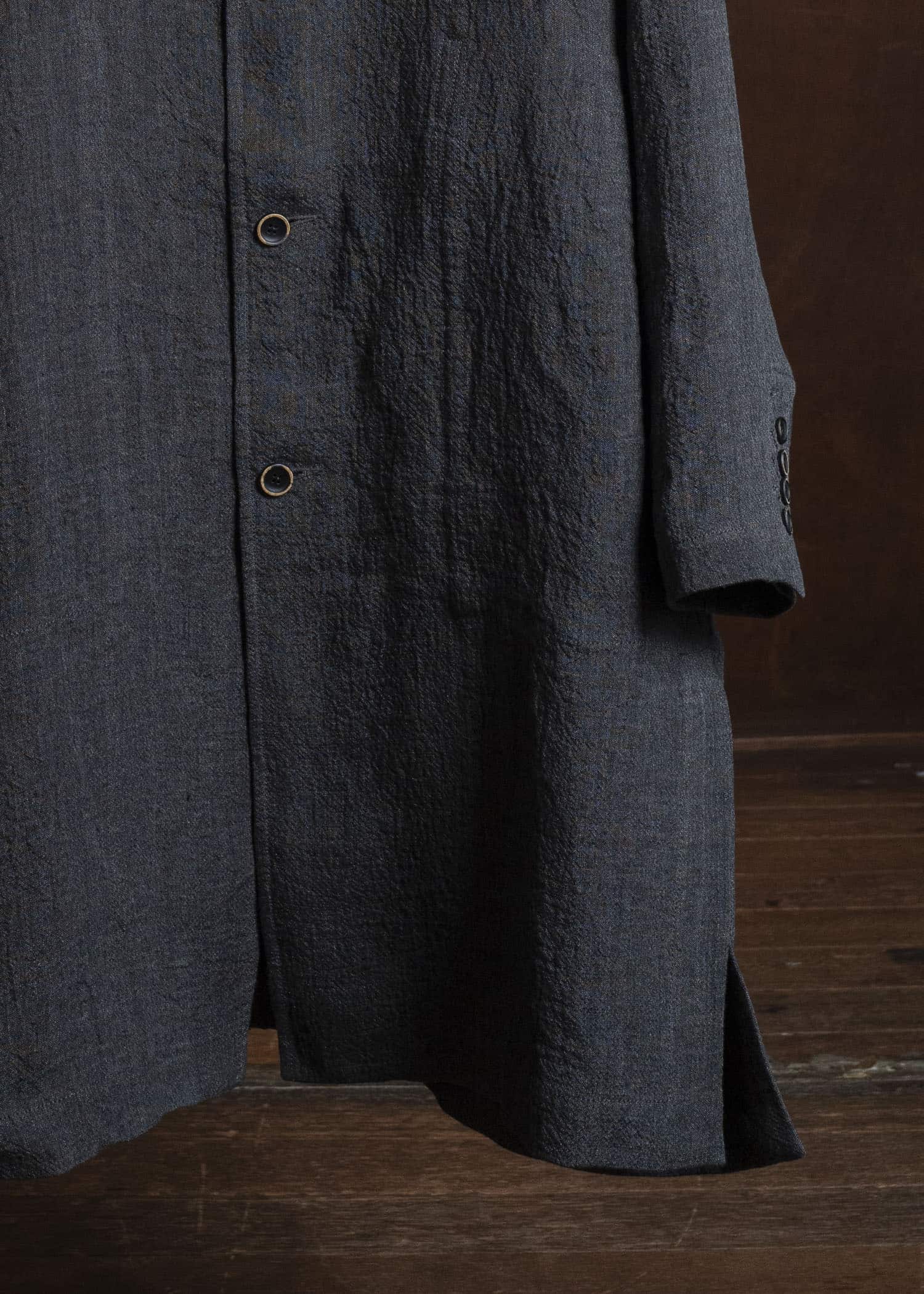 UMA WANG S6/M/UM8501 CASPAR COAT uw890 - dark grey