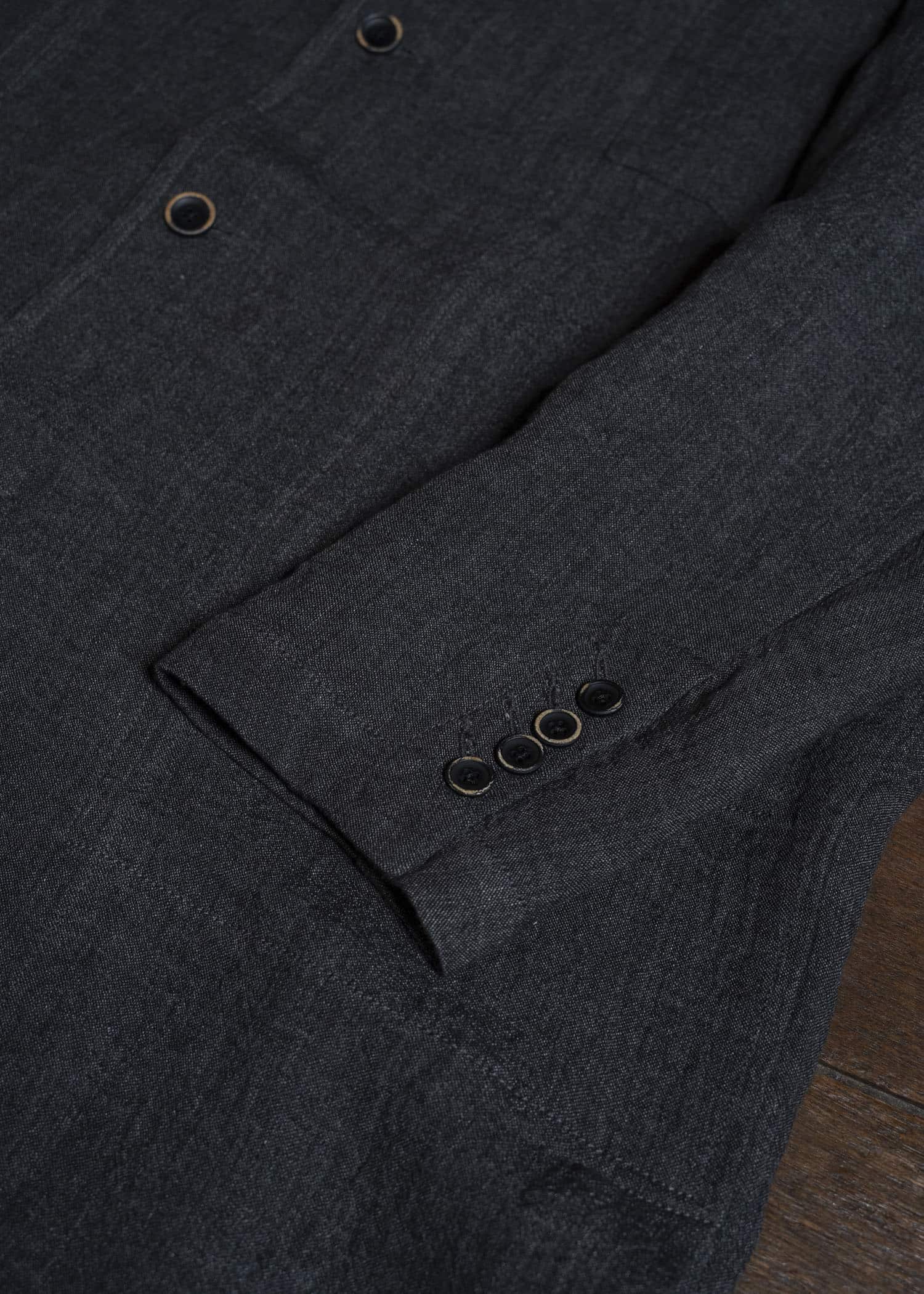 UMA WANG S6/M/UM8501 CASPAR COAT uw890 - dark grey