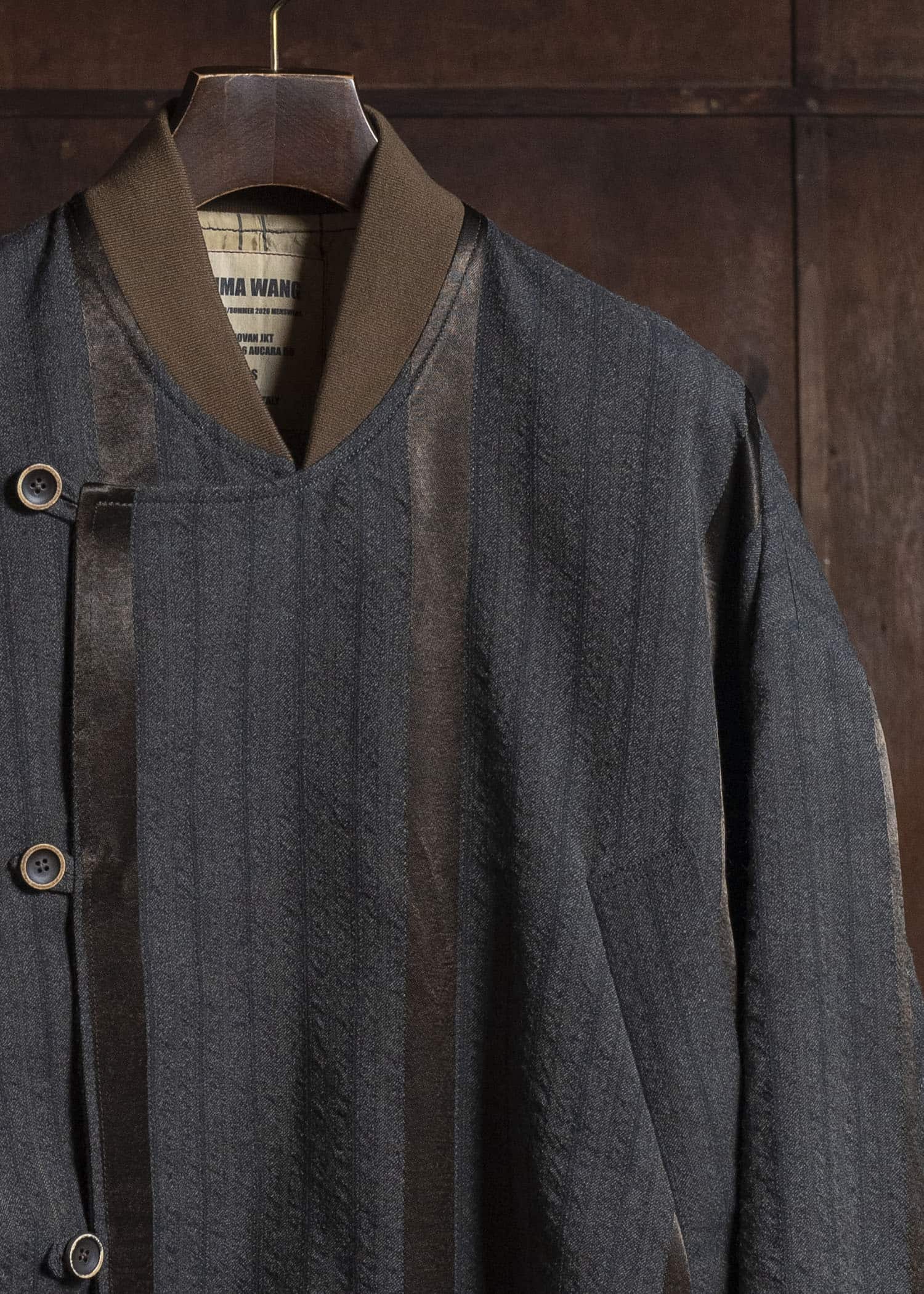 UMA WANG S6/M/UM6556 JOVAN JKT uw086 - grey/brown