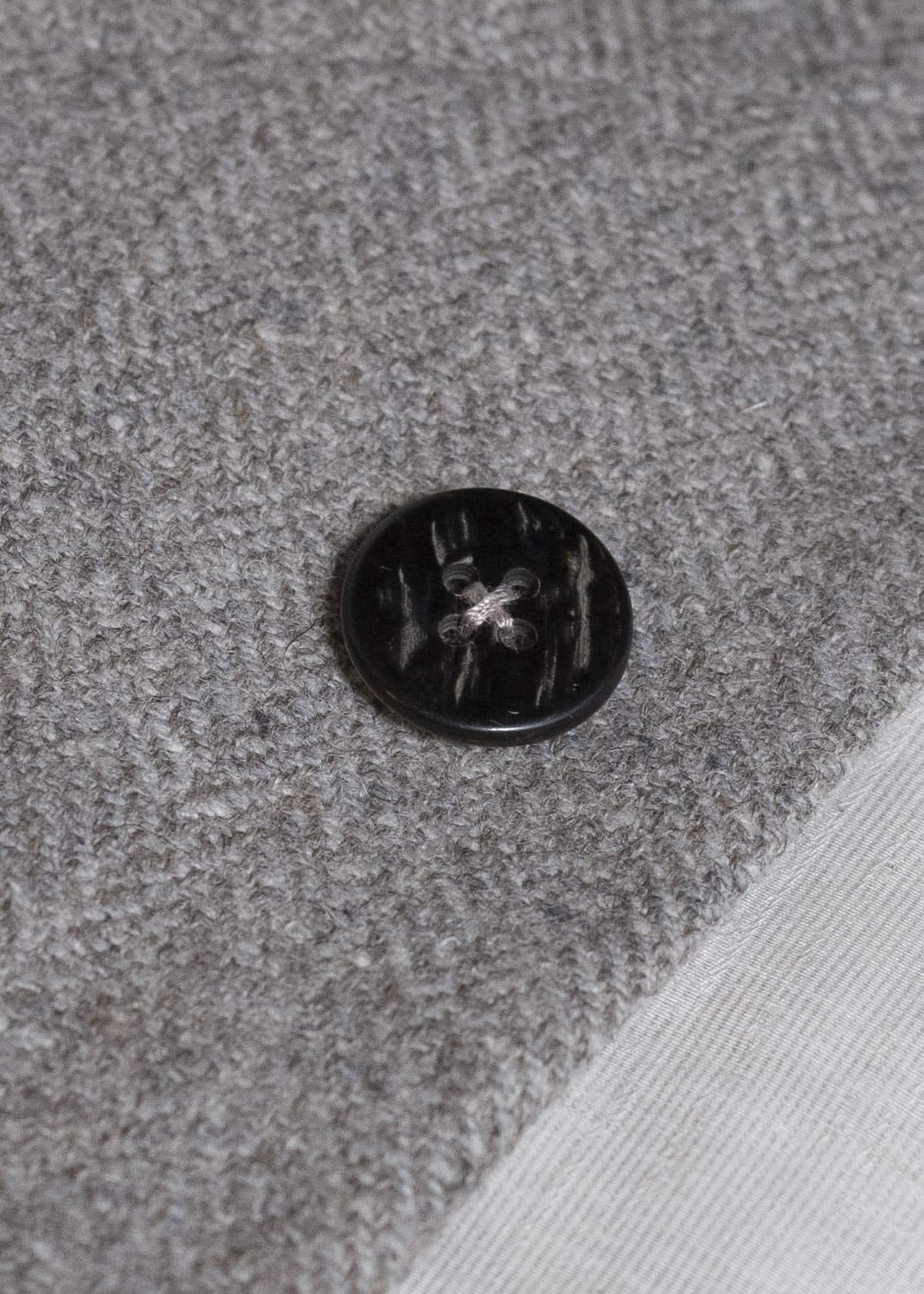 amachi. Elavation Jacket - HT[ Silver button ] AY17J-2095-HT Natural Brown