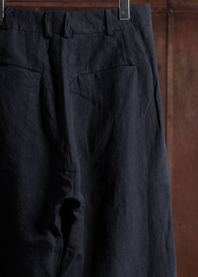 Peng Tai PTS24M07-1 HEM-ADJUSTABLE TROUSERS BLACK INK