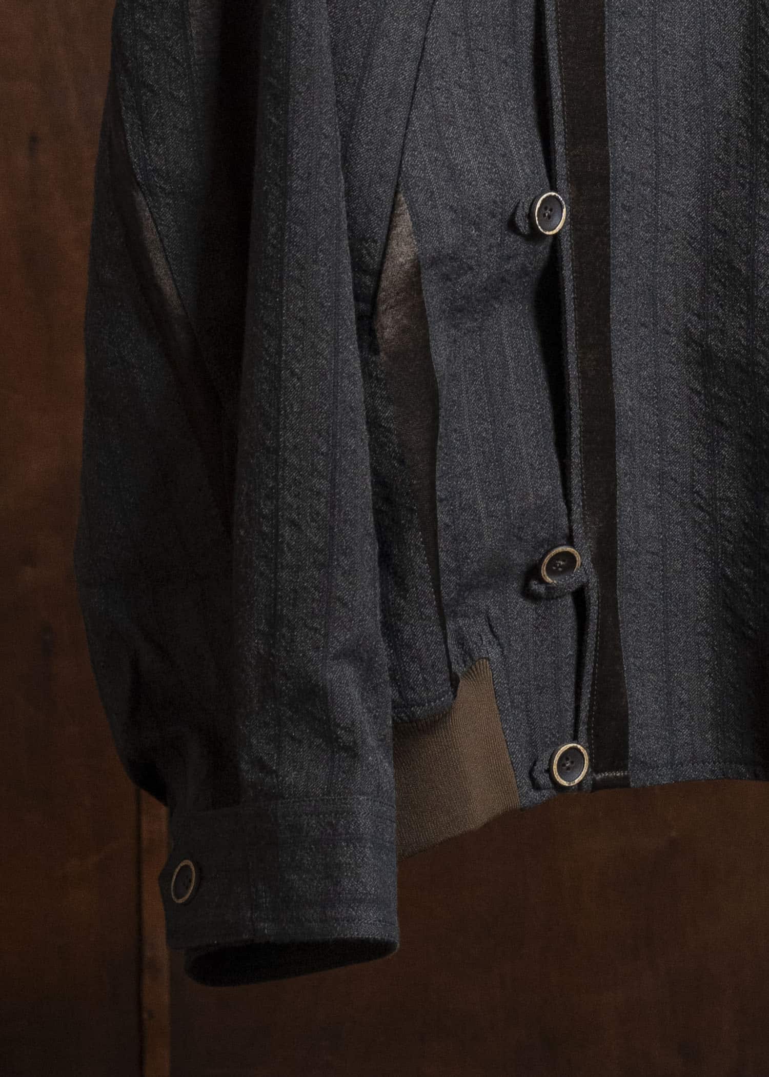 UMA WANG S6/M/UM6556 JOVAN JKT uw086 - grey/brown