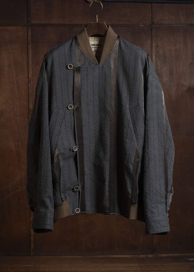 UMA WANG S6/M/UM6556 JOVAN JKT uw086 - grey/brown