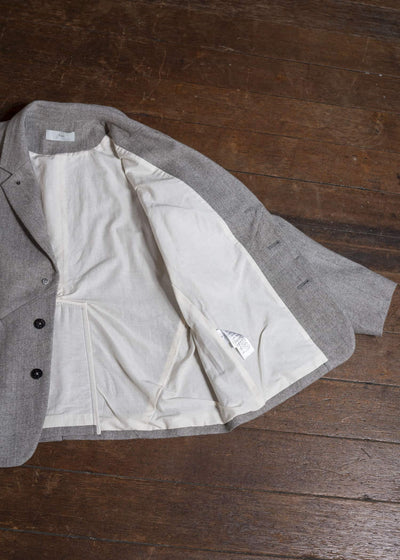 amachi. Elavation Jacket - HT[ Silver button ] AY17J-2095-HT Natural Brown
