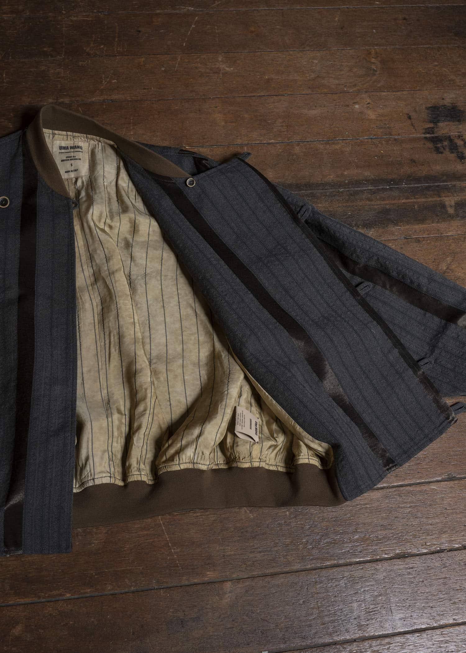 UMA WANG S6/M/UM6556 JOVAN JKT uw086 - grey/brown