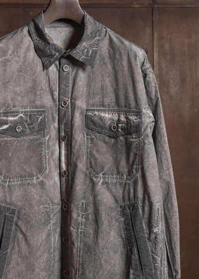 UMA WANG S6/M/UM1522 TREK TOP uw860 - grey brown