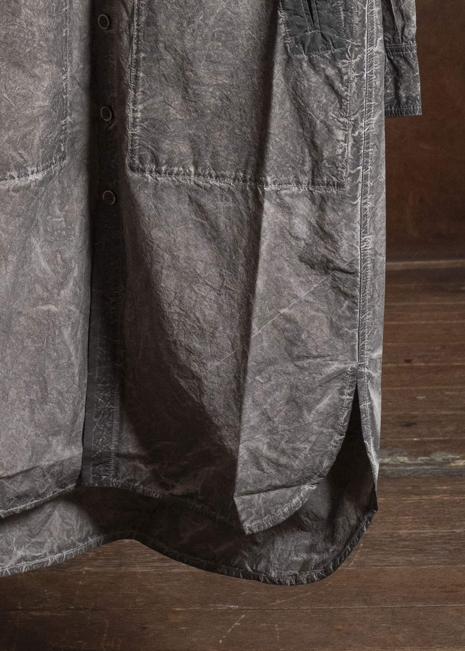 UMA WANG S6/M/UM1522 TREK TOP uw860 - grey brown