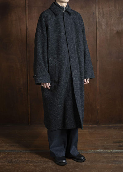 YOKO SAKAMOTO Bal Collar Coat YS-25AW-03 BLACK