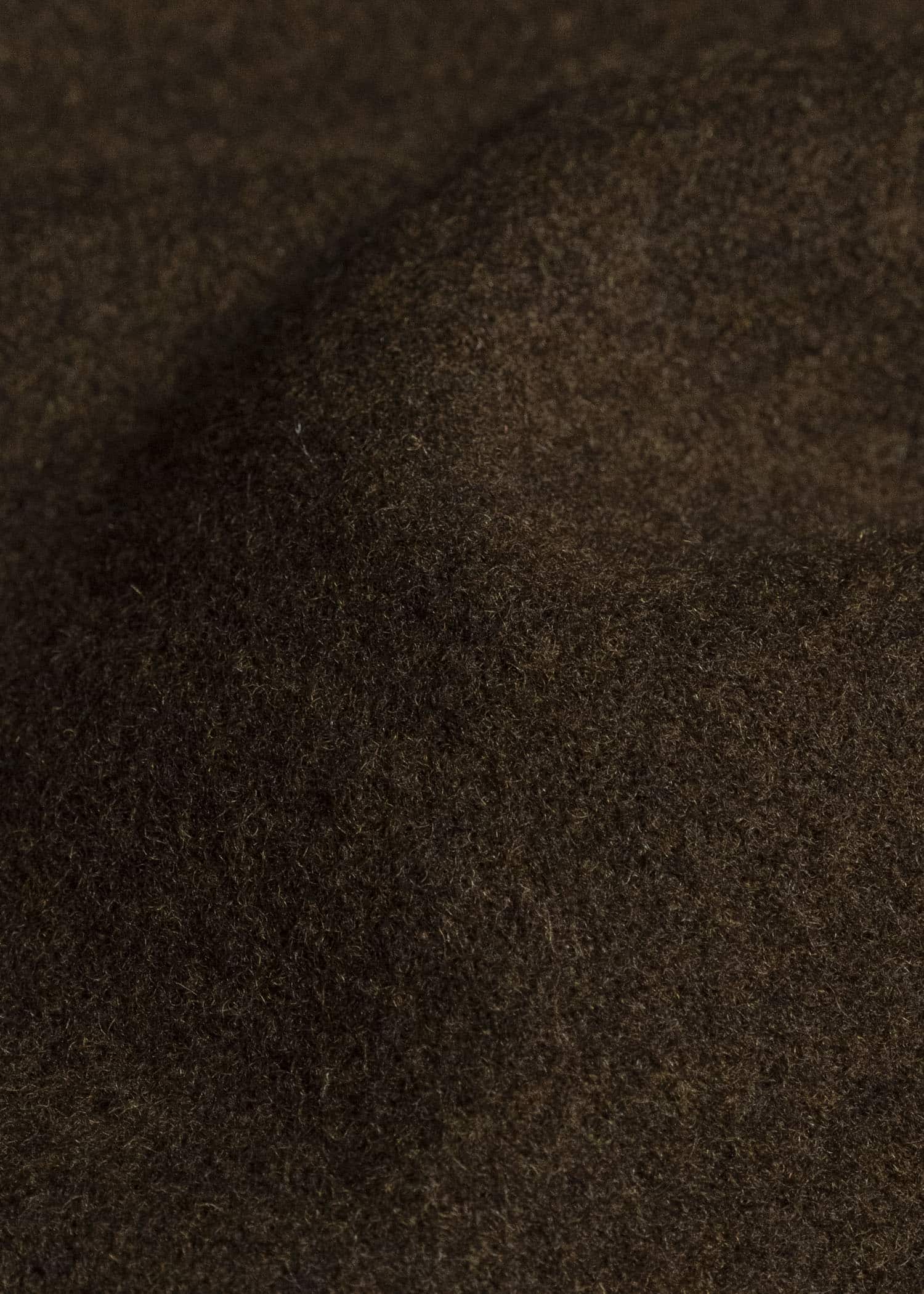 Jurgen Lehl J164UBM533-95 ウール天竺フェルトフーディー 茶