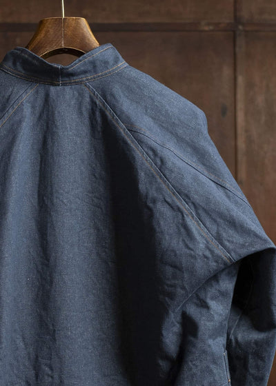 unkruid Pickers Jacket steel blue recycled organic selvedge denim