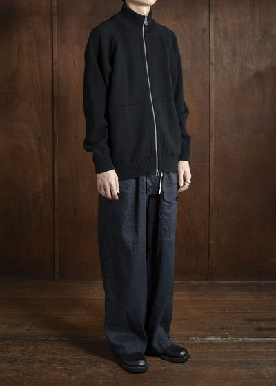 YOKO SAKAMOTO Drivers Knit YS-25AW-92 BLACK