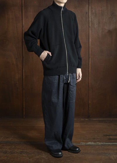 YOKO SAKAMOTO Drivers Knit YS-25AW-92 BLACK