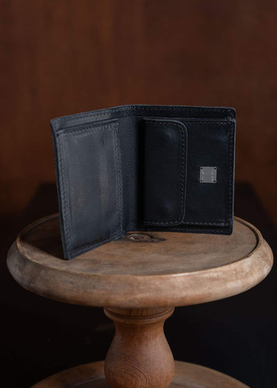 GUIDI PT3 / LEATHER WALLET / BLKT