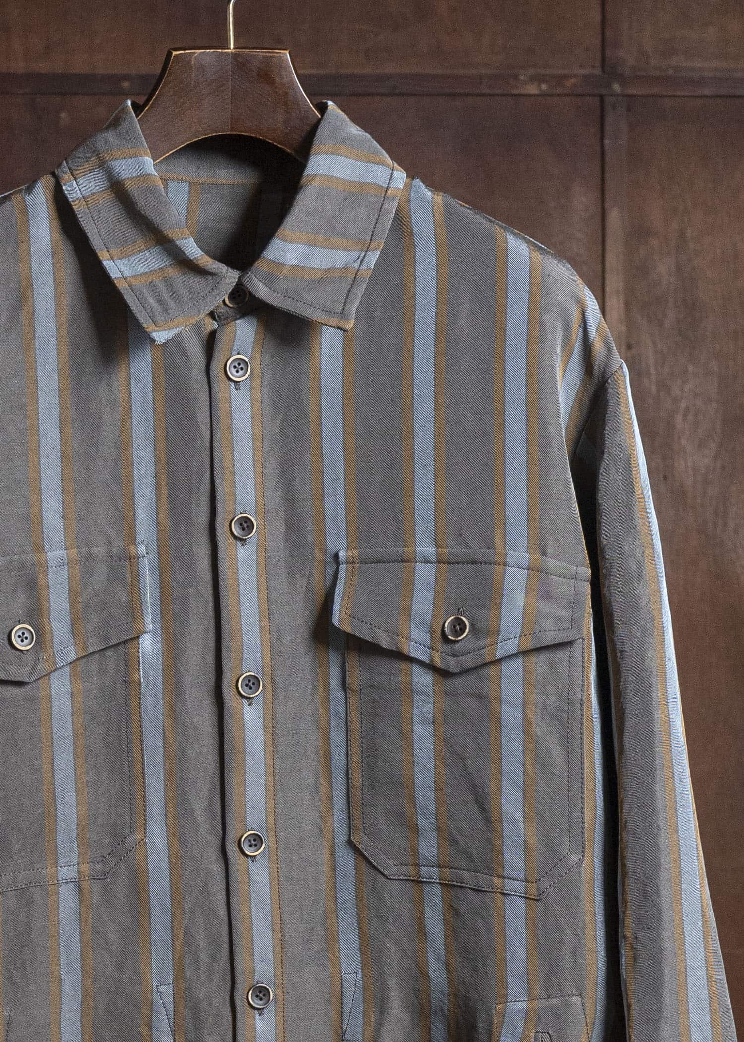 UMA WANG S6/M/UM1523 TREK TOP uw063 - brown/blue