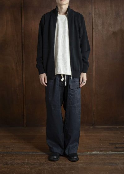 YOKO SAKAMOTO Drivers Knit YS-25AW-92 BLACK