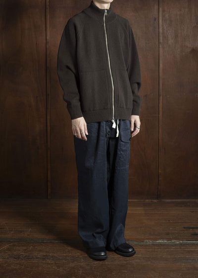 YOKO SAKAMOTO Drivers Knit YS-25AW-92 BROWN