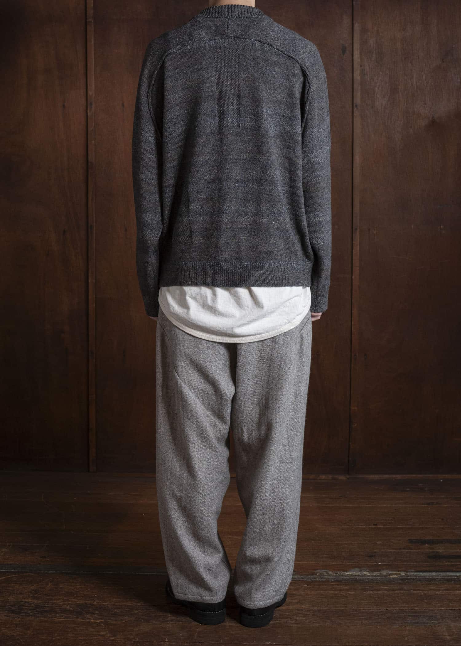 amachi. Gradation TOR Cardigan AY17K-4081 Gray Beige