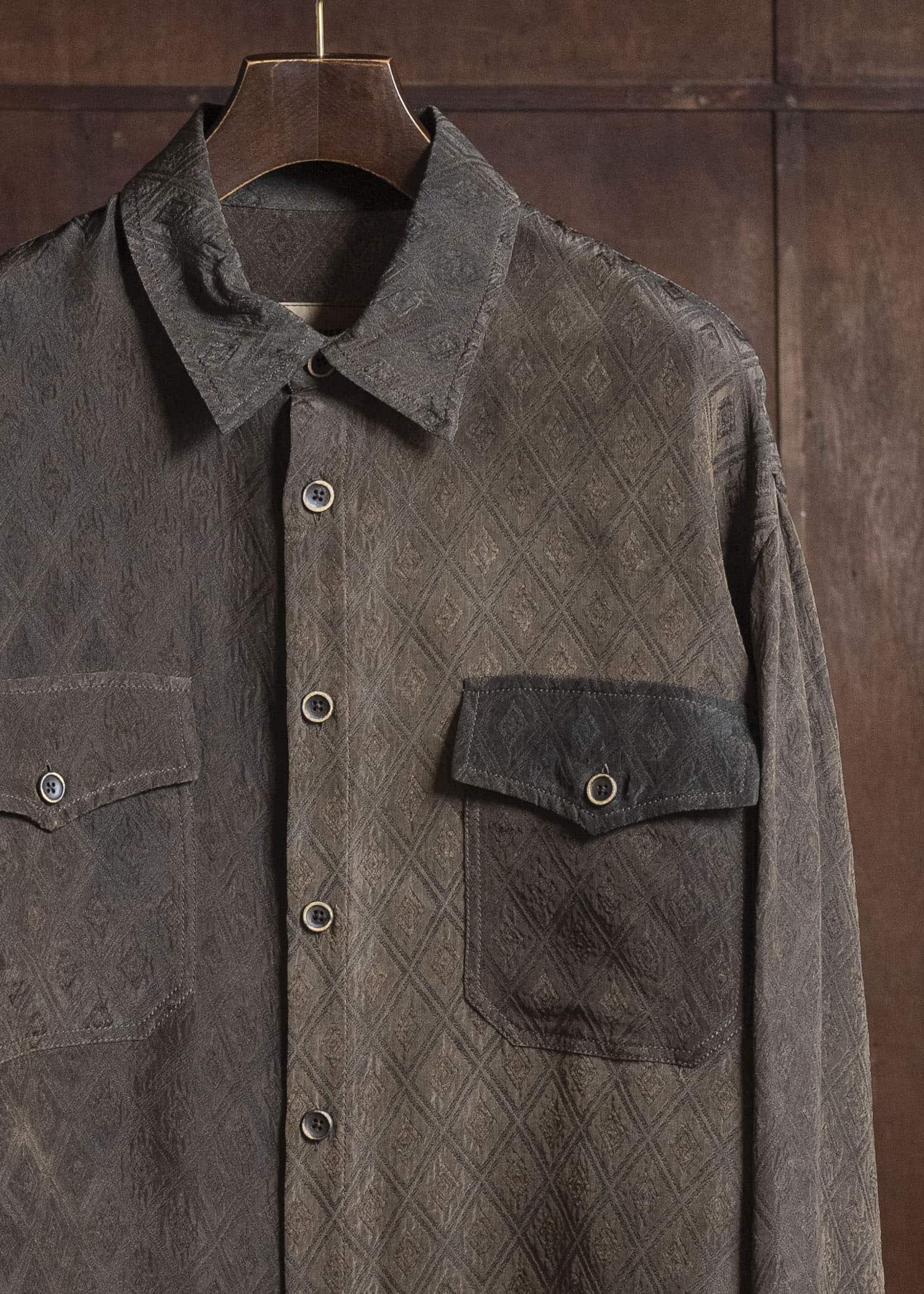 UMA WANG S6/M/UM1516 TAVIS TOP uw690 - dark brown