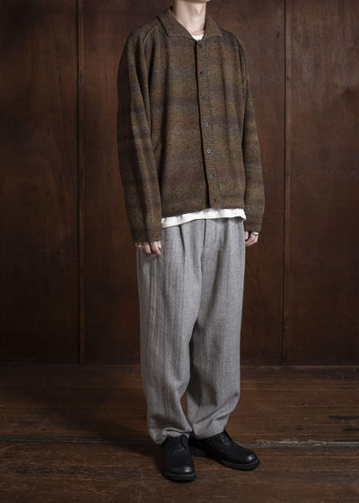 amachi. Gradation TOR Cardigan AY17K-4081 Red Brown