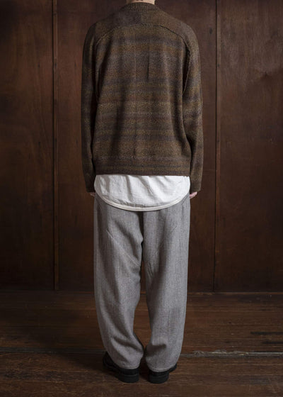 amachi. Gradation TOR Cardigan AY17K-4081 Red Brown