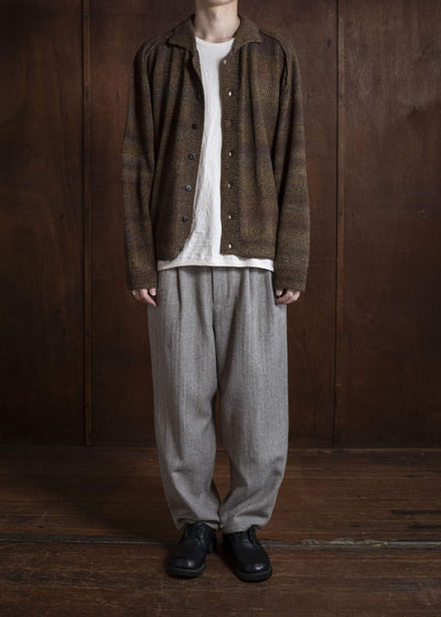 amachi. Gradation TOR Cardigan AY17K-4081 Red Brown