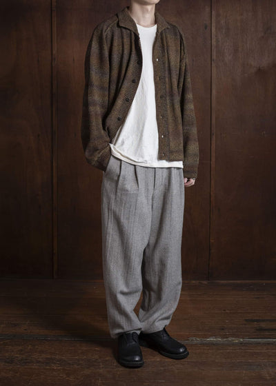 amachi. Gradation TOR Cardigan AY17K-4081 Red Brown