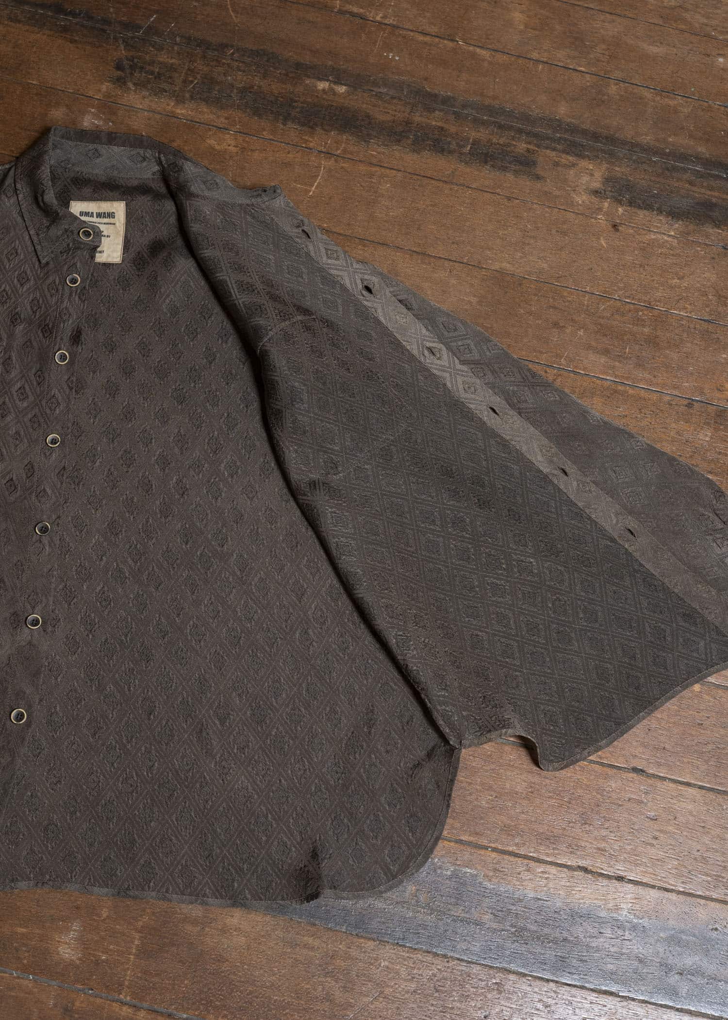 UMA WANG S6/M/UM1516 TAVIS TOP uw690 - dark brown