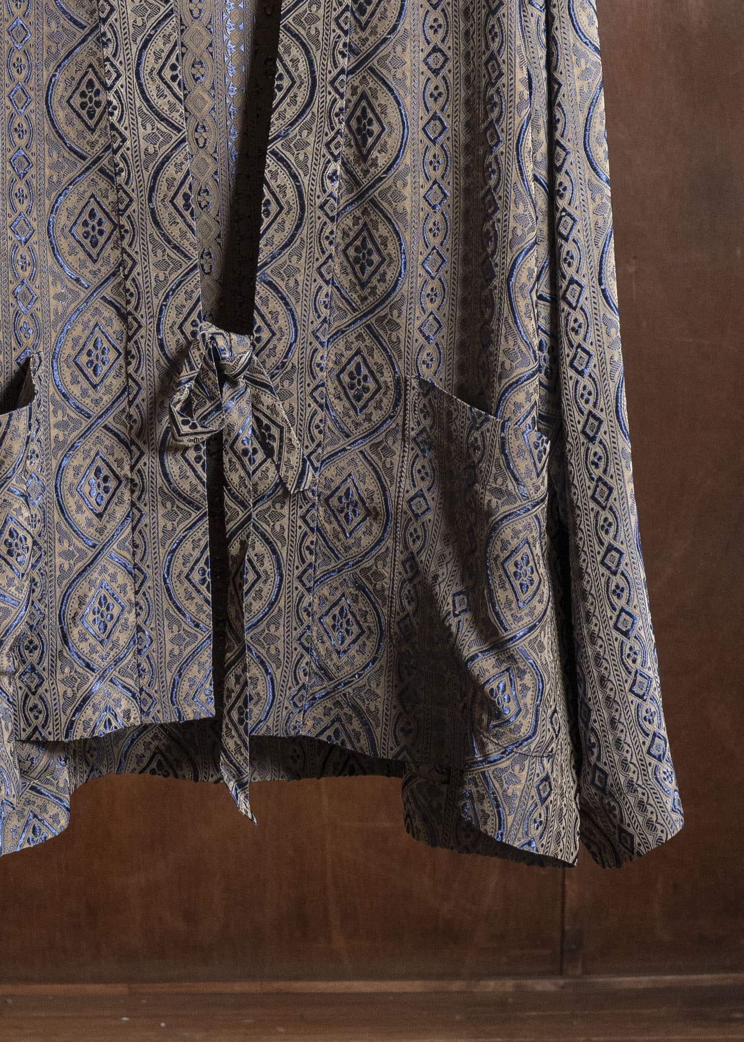 UMA WANG S6/M/UM6511 JUNO JKT uw032 - blue/tan