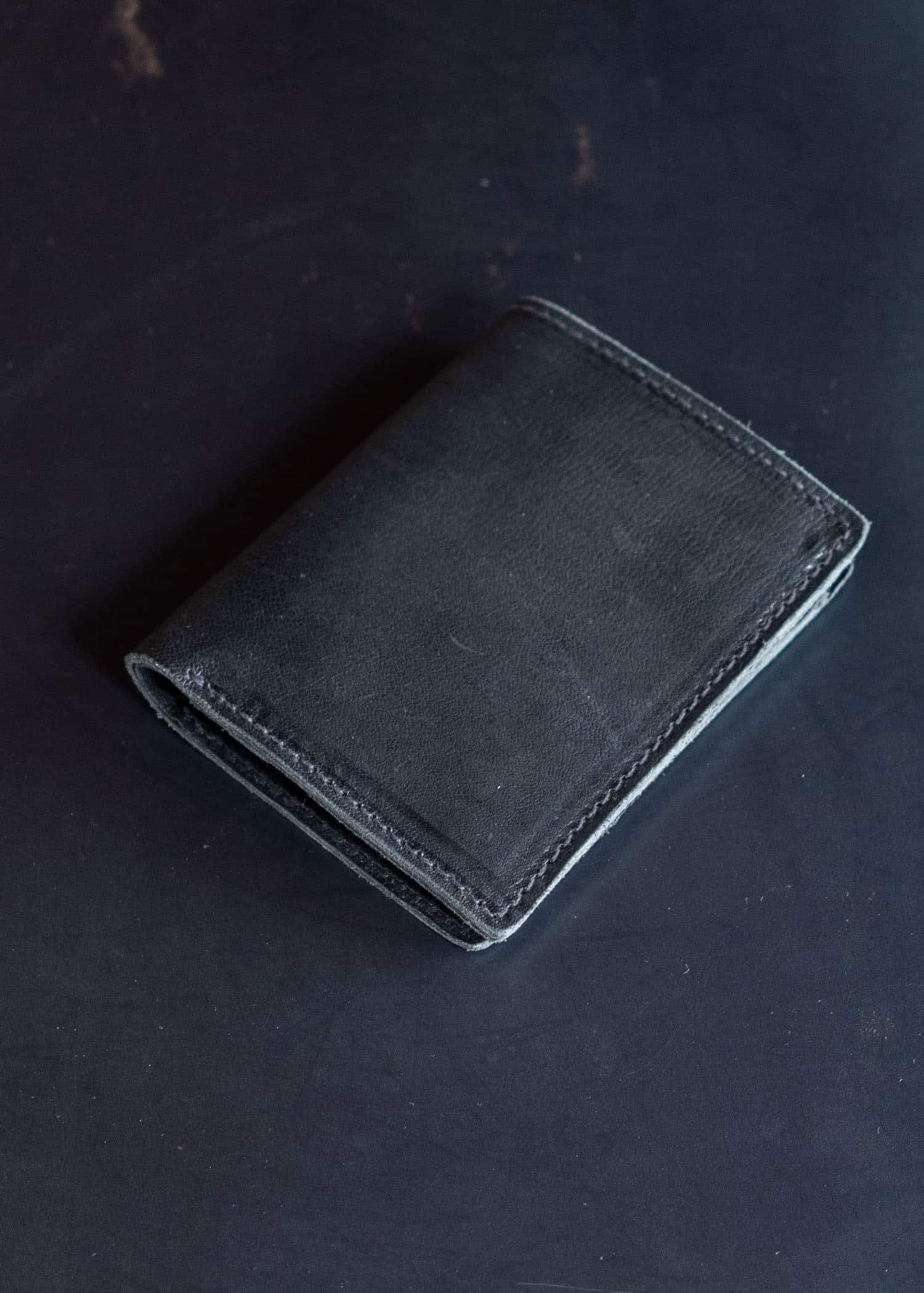 GUIDI PT3 / LEATHER WALLET / BLKT