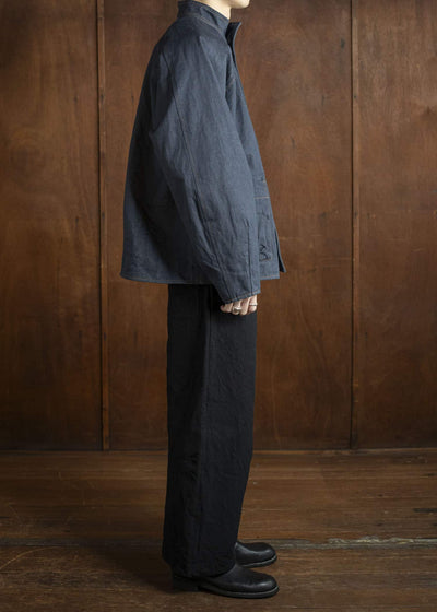 unkruid Pickers Jacket steel blue recycled organic selvedge denim