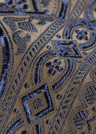 UMA WANG S6/M/UM6511 JUNO JKT uw032 - blue/tan