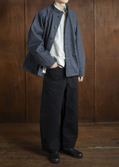 unkruid Pickers Jacket steel blue recycled organic selvedge denim